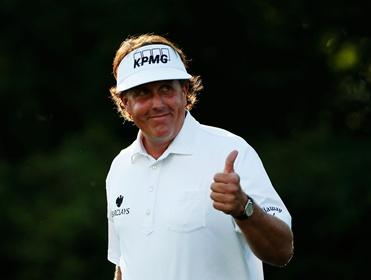 Thumbs up: has Phil the Thrill got a trick up his sleeve?